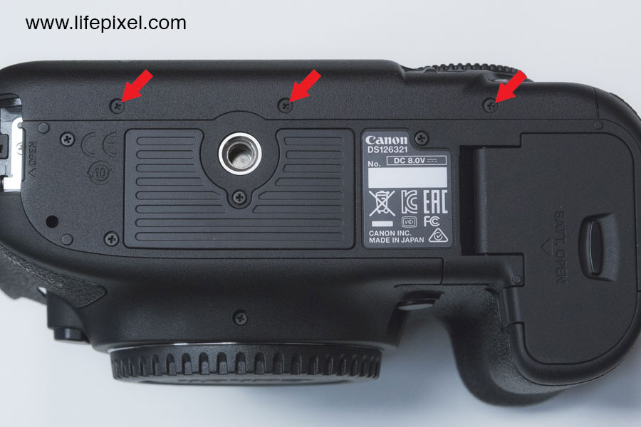 Canon 5Dsmk3 infrared DIY tutorial step 6