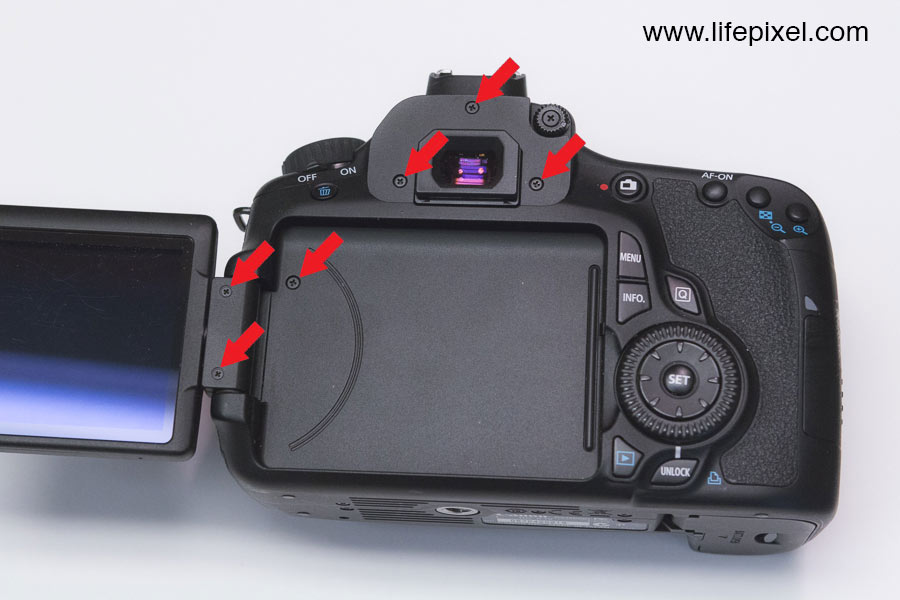 Canon 60D infrared DIY tutorial step 1