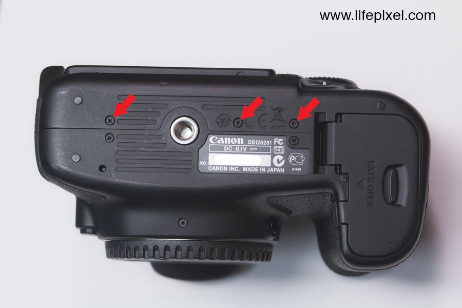 Canon 60D infrared DIY tutorial step 2