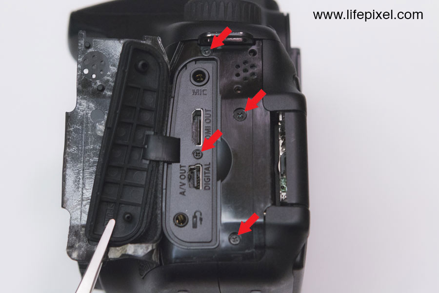 Canon 60D infrared DIY tutorial step 4