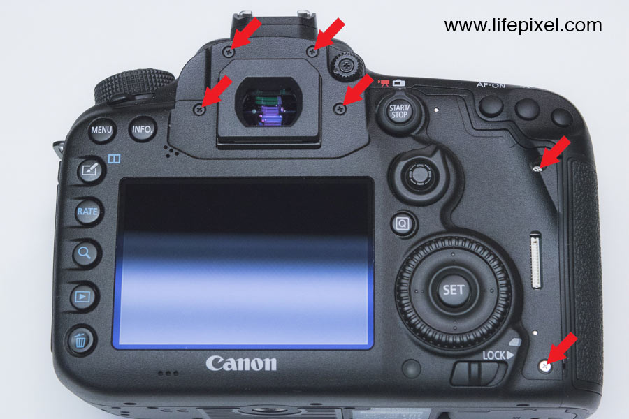 Canon 7Dmk2 infrared DIY tutorial step 2