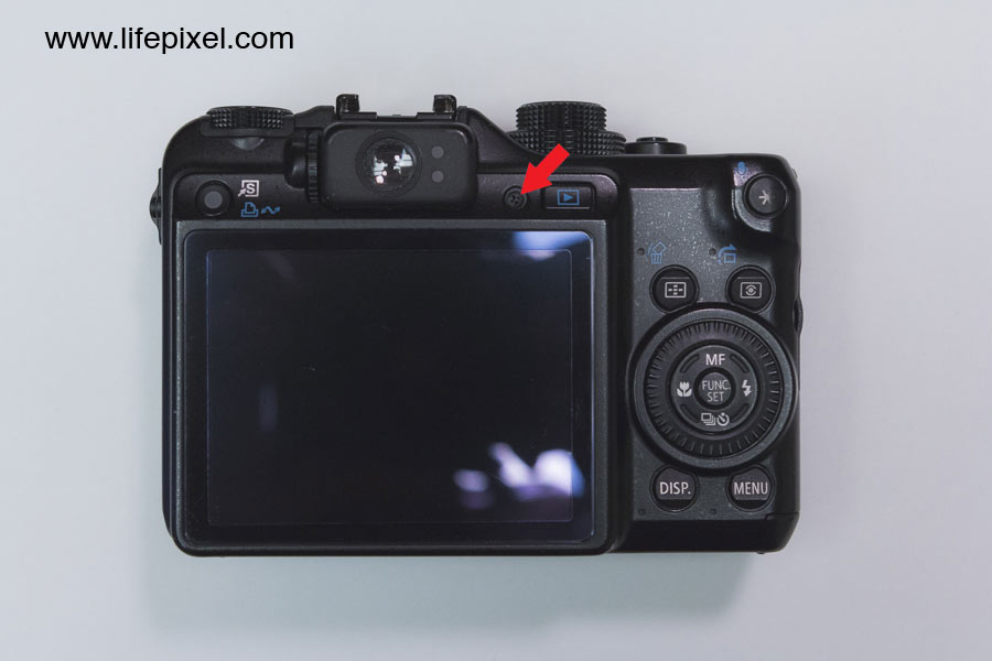 Canon PowerShot G10 infrared DIY tutorial step 1