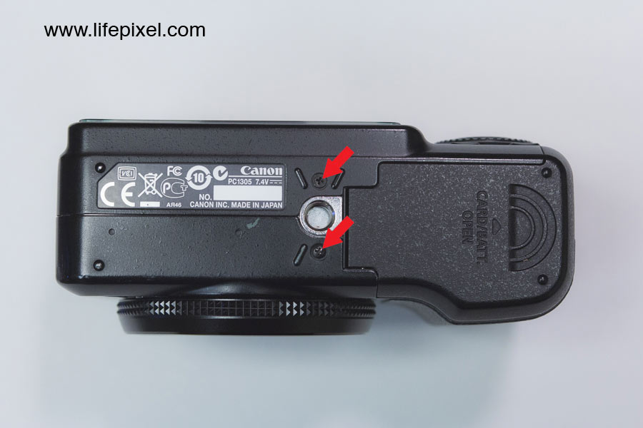 Canon PowerShot G10 infrared DIY tutorial step 4