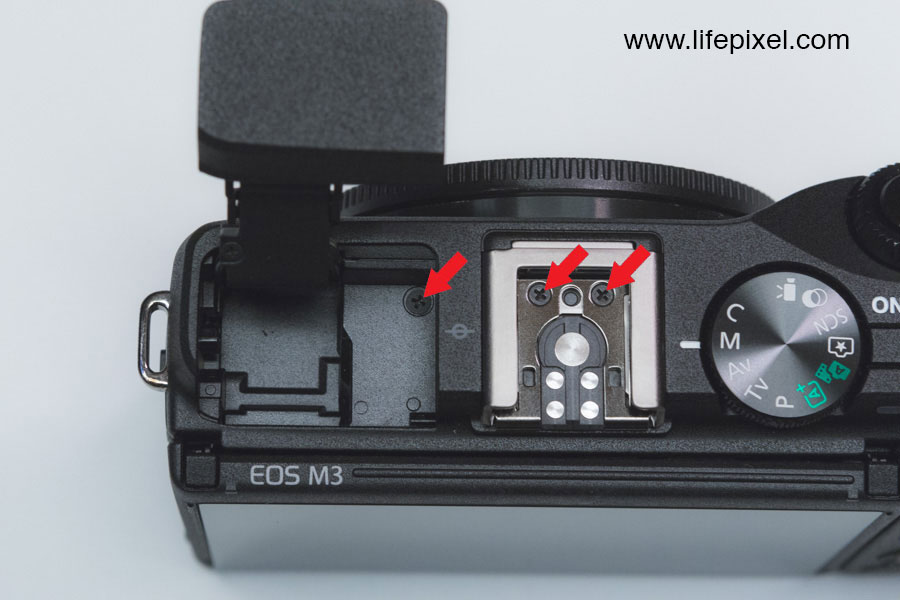Canon M3 infrared DIY tutorial step 5
