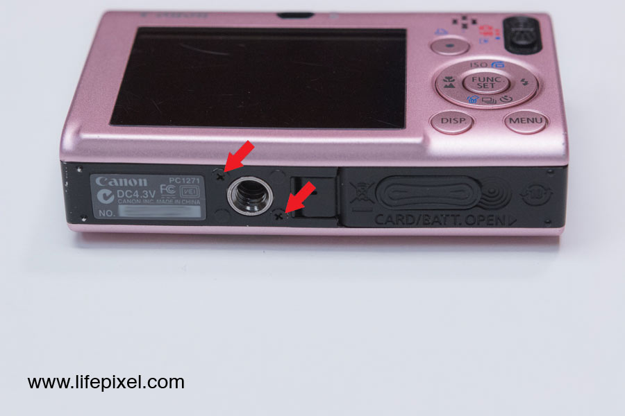 Canon PowerShot SD1100 IS infrared DIY tutorial step 3