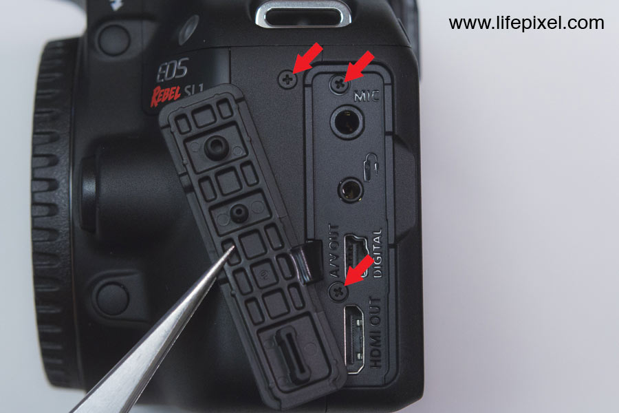 Canon SL1 infrared DIY tutorial step 4