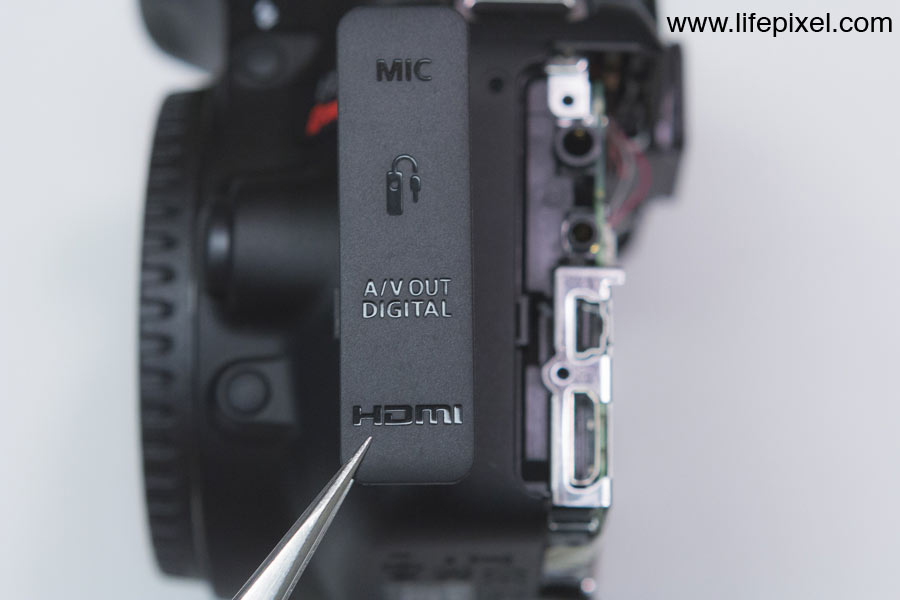 Canon SL1 infrared DIY tutorial step 7