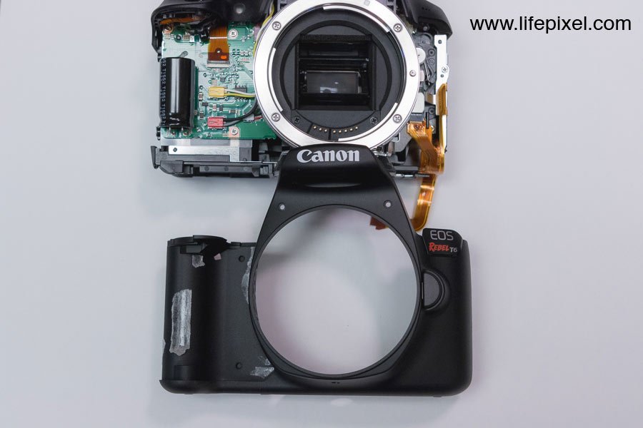Canon T6 infrared DIY tutorial step 11