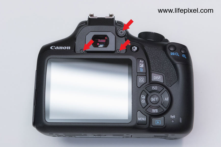 Canon T6 infrared DIY tutorial step 4