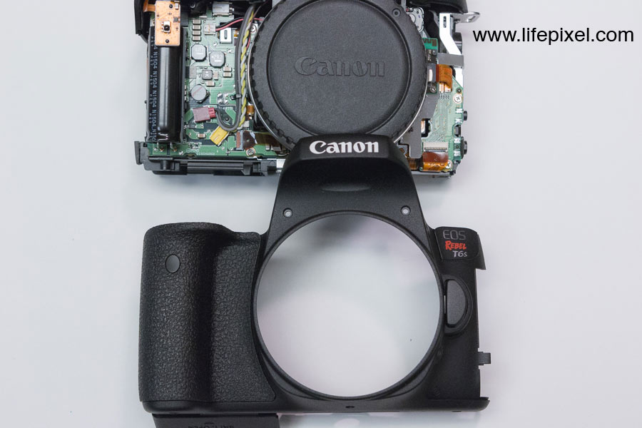 Canon T6s infrared DIY tutorial step 11
