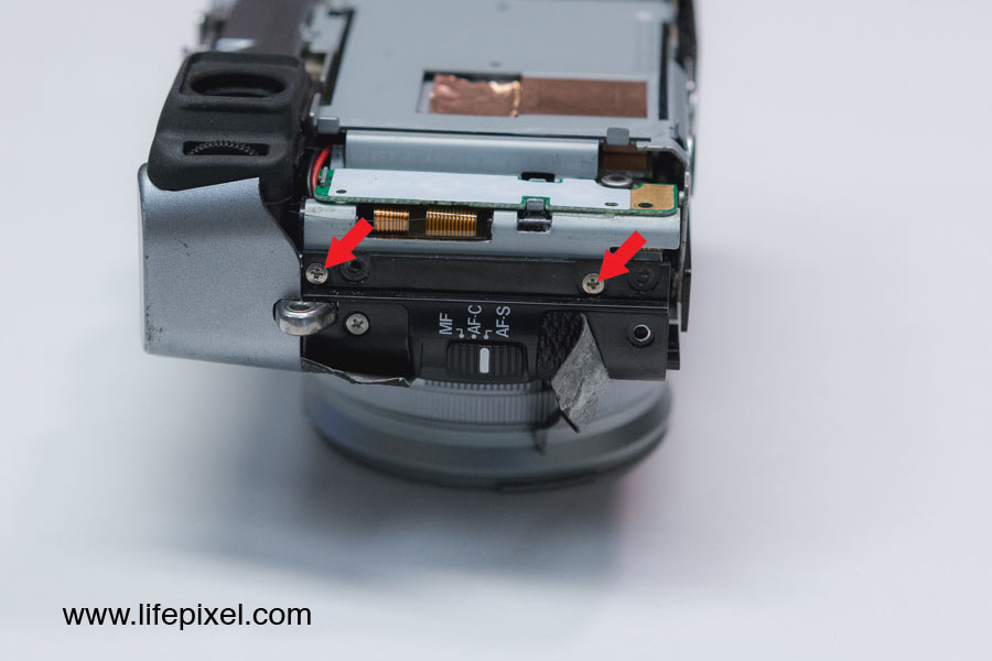 Fujifilm X-100S infrared DIY tutorial step 14