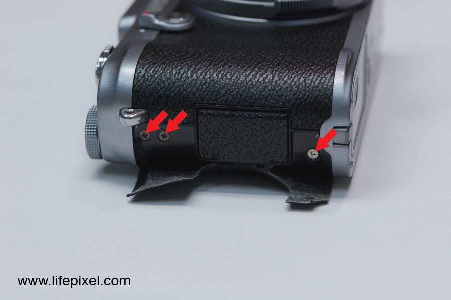 Fujifilm X-100S infrared DIY tutorial step 2