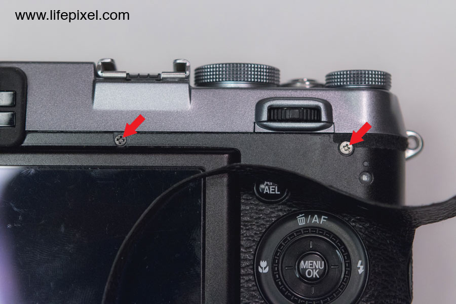 Fujifilm X-100S infrared DIY tutorial step 9