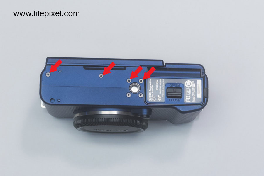 Fujifilm X-A1 infrared DIY tutorial step 1