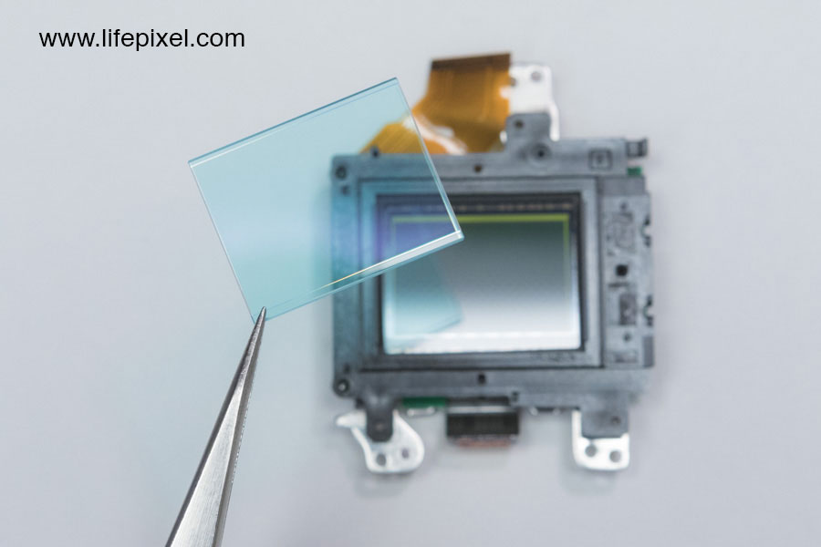 Fujifilm X-A1 infrared DIY tutorial step 21