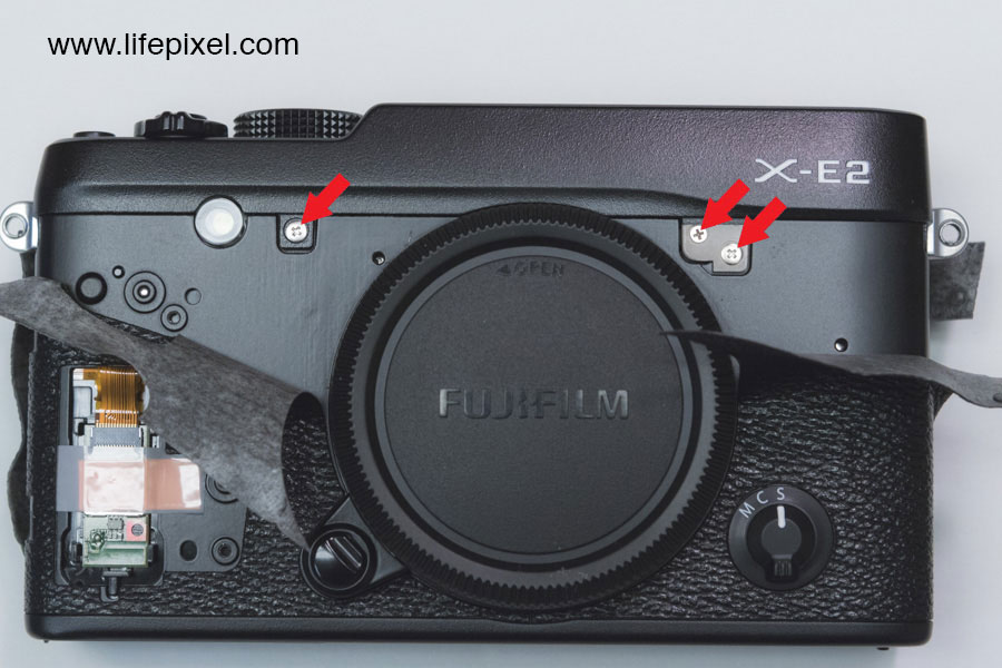 Fujifilm X-E2 infrared DIY tutorial step 10