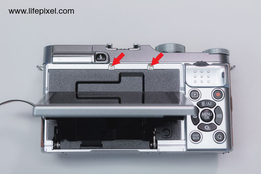 Fujifilm X-M1 infrared DIY tutorial step 3