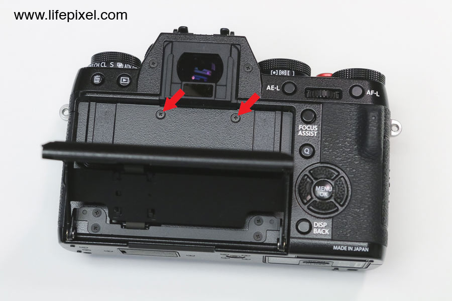 Fujifilm X-T1 infrared DIY tutorial step 1