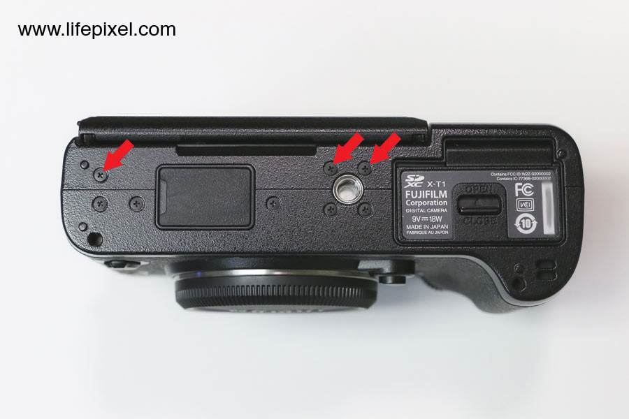 Fujifilm X-T1 infrared DIY tutorial step 2