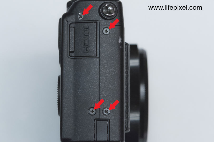 Nikon Coolpix A infrared DIY tutorial step 1