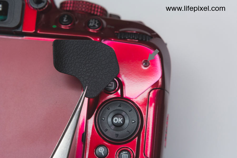 Nikon D5300 infrared DIY tutorial step 2