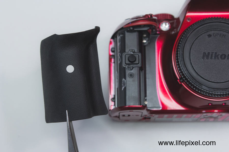 Nikon D5300 infrared DIY tutorial step 3
