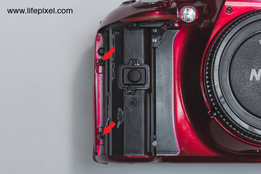 Nikon D5300 infrared DIY tutorial step 4