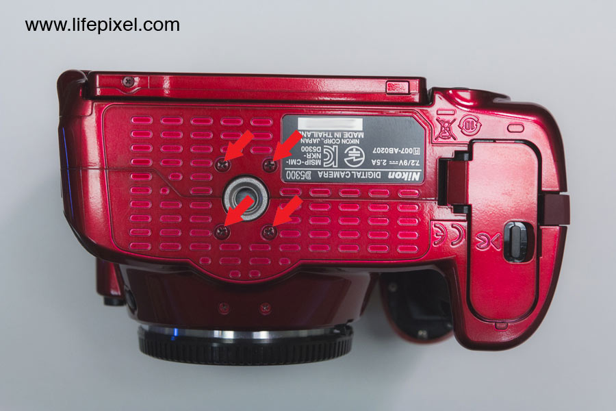 Nikon D5300 infrared DIY tutorial step 5