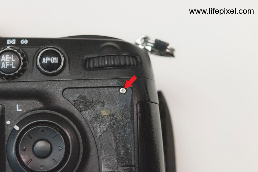 Nikon D700 infrared DIY tutorial step 2