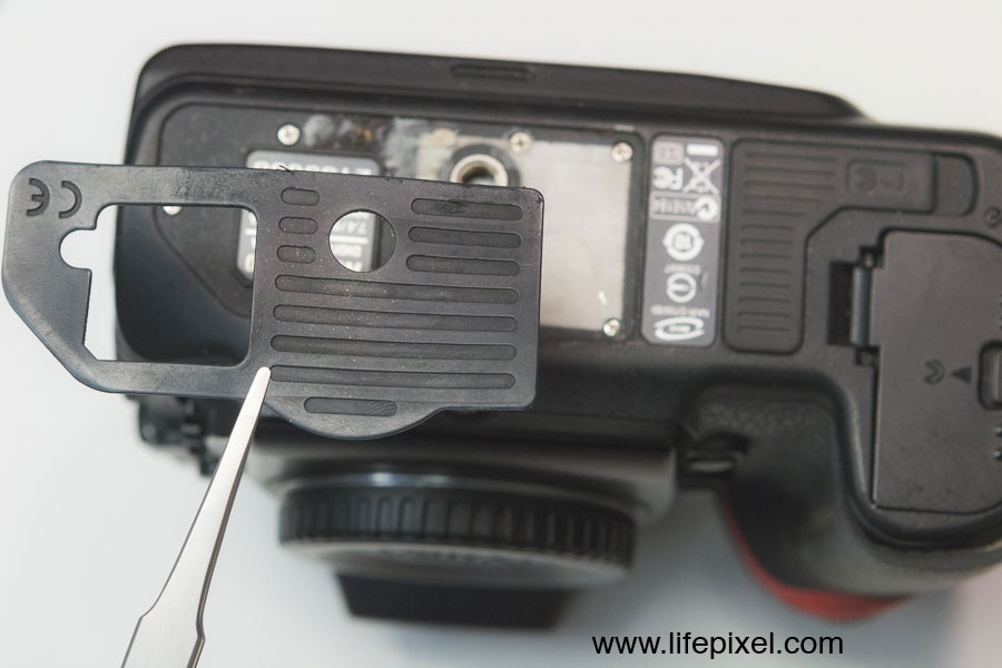 Nikon D700 infrared DIY tutorial step 4
