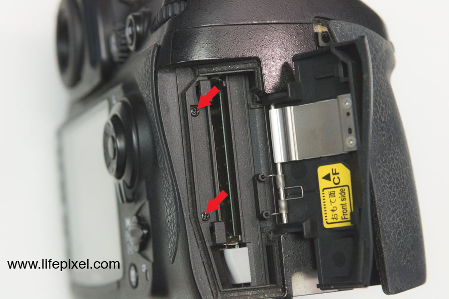 Nikon D700 infrared DIY tutorial step 8