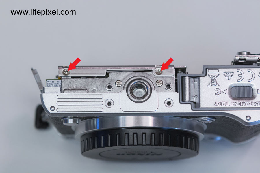 Nikon J5 infrared DIY tutorial step 9