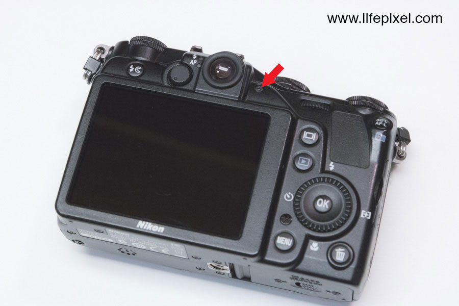 Nikon P7000 infrared DIY tutorial step 1
