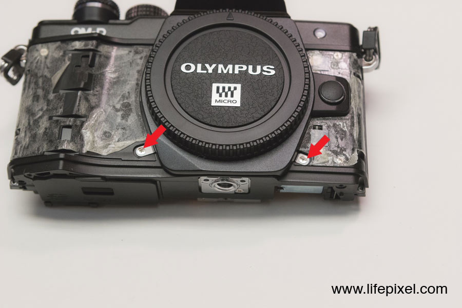 Olympus E-M10mk2 infrared DIY tutorial step 9
