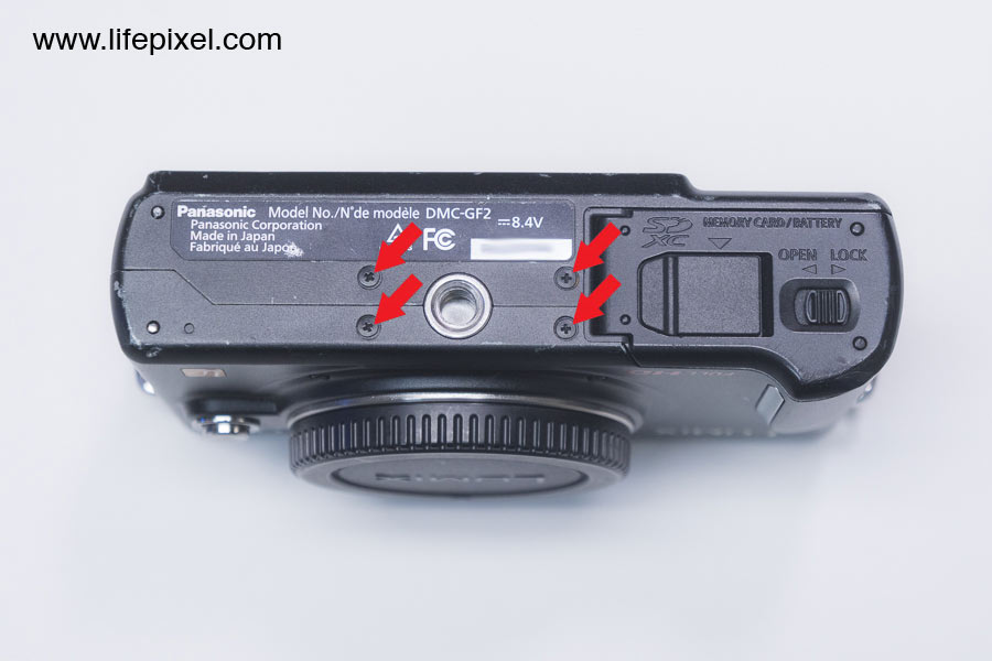 Panasonic Lumix GF2 infrared DIY tutorial step 1