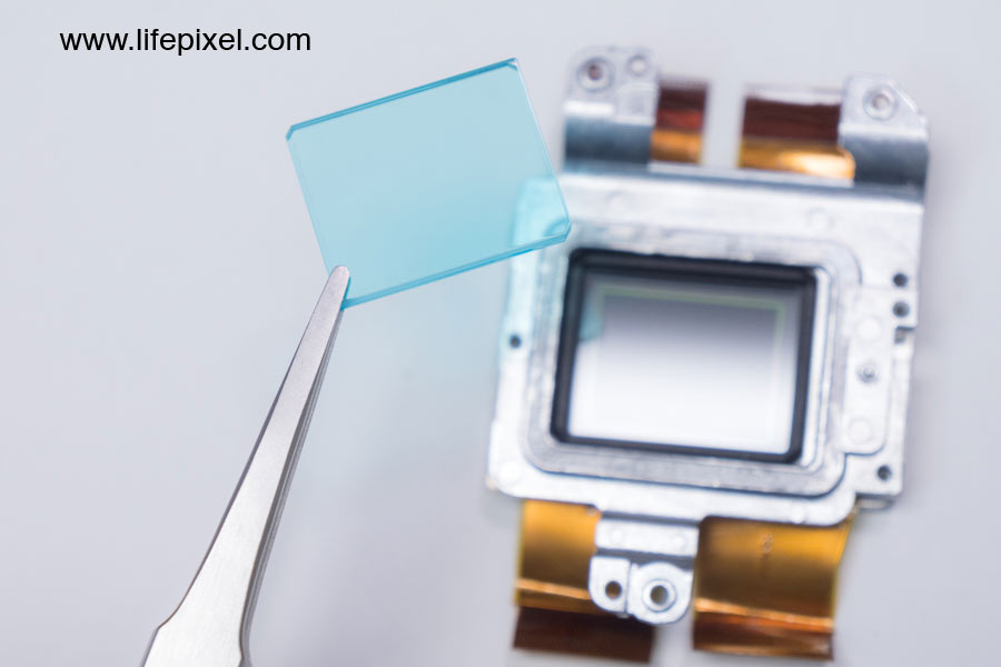 Panasonic Lumix GF2 infrared DIY tutorial step 13