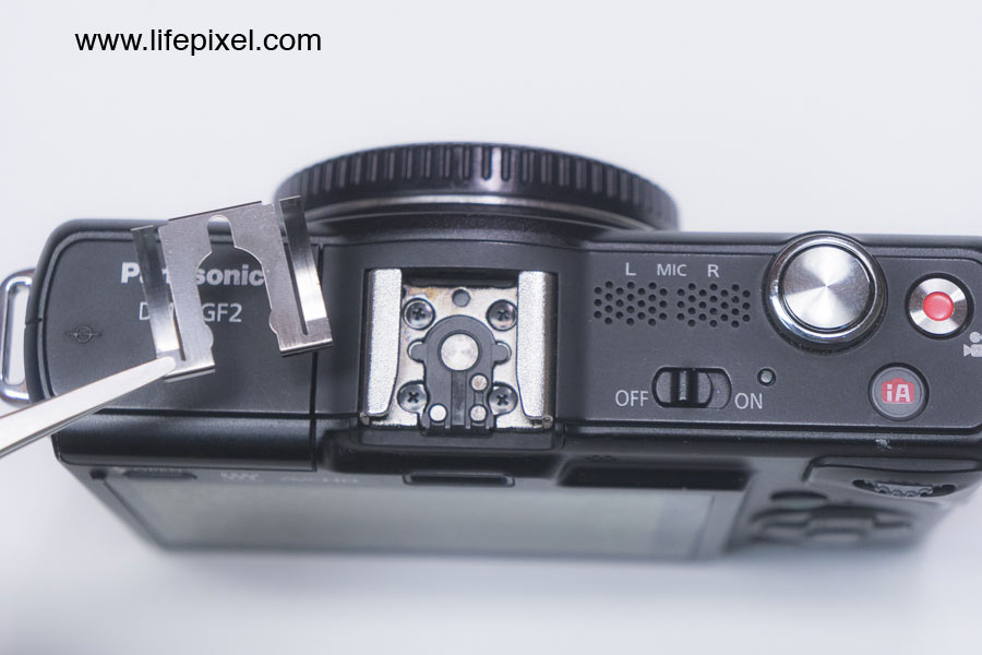 Panasonic Lumix GF2 infrared DIY tutorial step 4