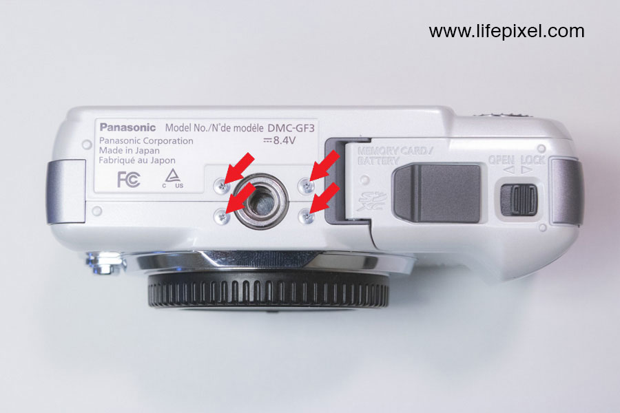 Panasonic Lumix GF3 infrared DIY tutorial step 3