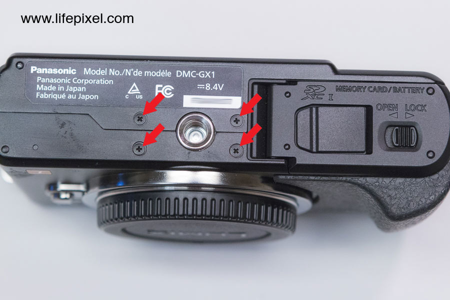 Panasonic Lumix GX1 infrared DIY tutorial step 1