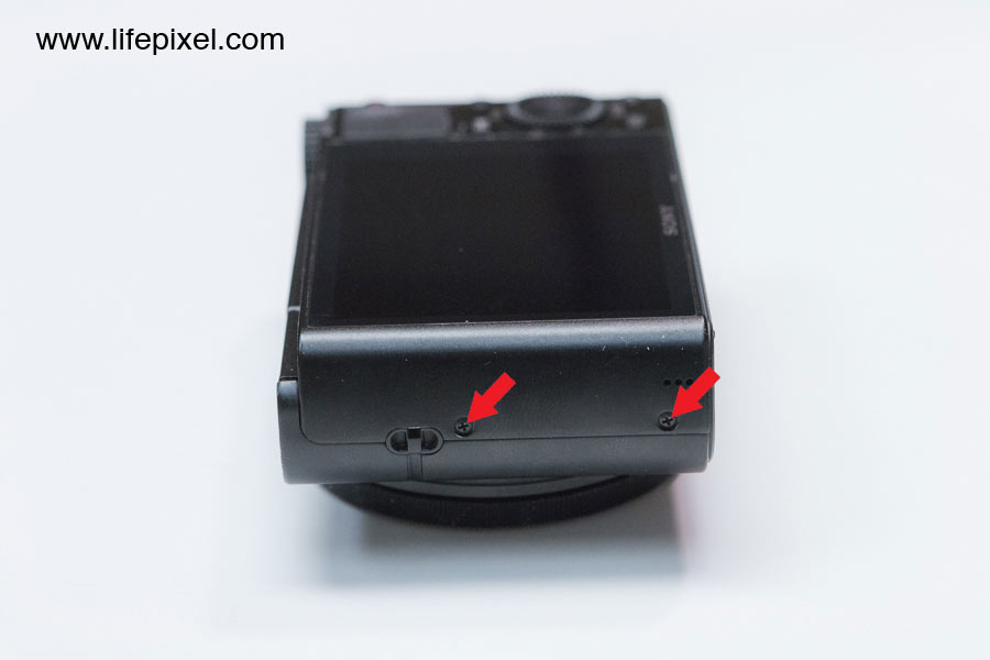 Sony RX100 infrared DIY tutorial step 2