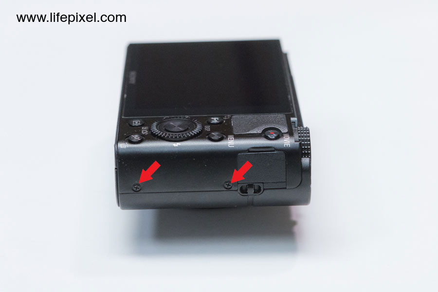 Sony RX100 infrared DIY tutorial step 3