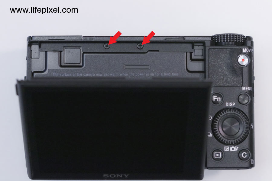 Sony RX100mk4 infrared DIY tutorial step 2