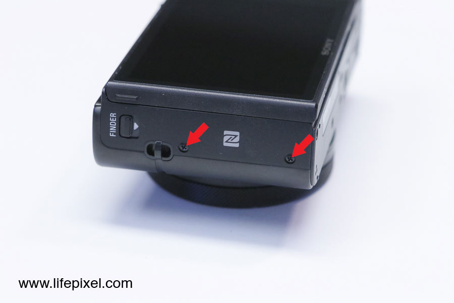 Sony RX100mk4 infrared DIY tutorial step 3