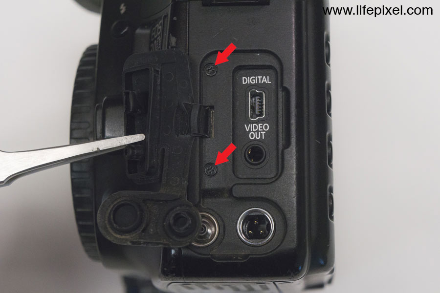 Canon 30D infrared DIY tutorial step 3