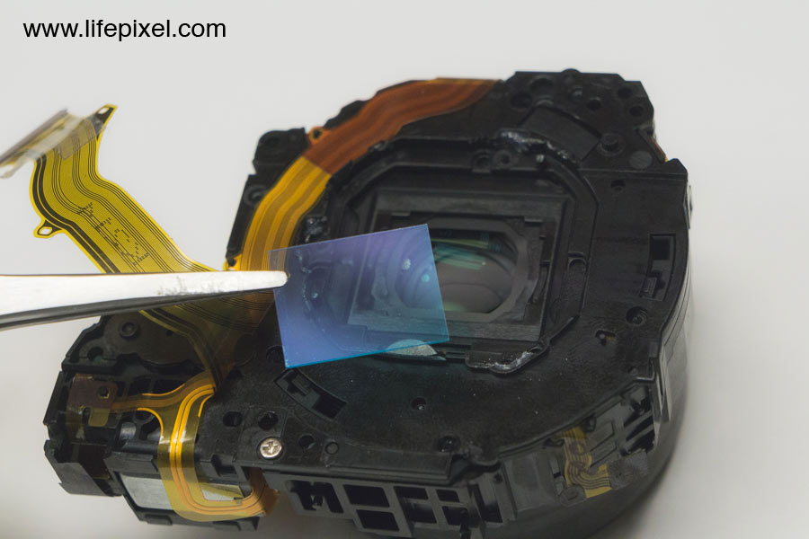 Canon PowerShot G7 X infrared DIY tutorial step 30
