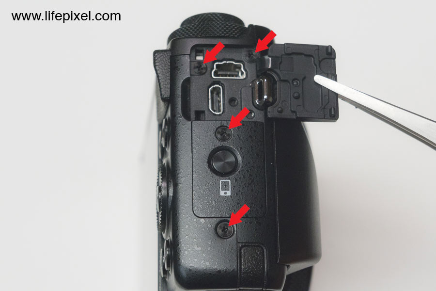 Canon PowerShot G7 X infrared DIY tutorial step 4