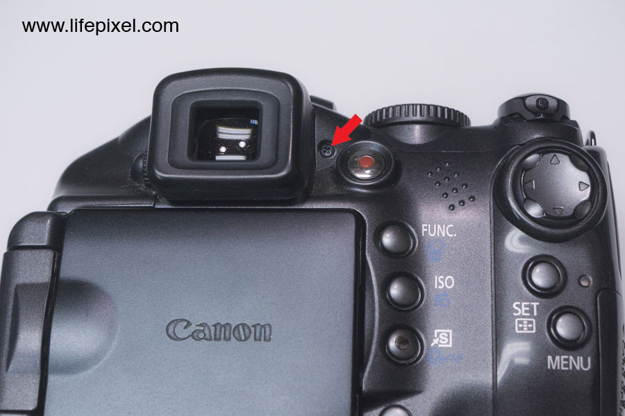 Canon PowerShot S3 IS infrared DIY tutorial step 1