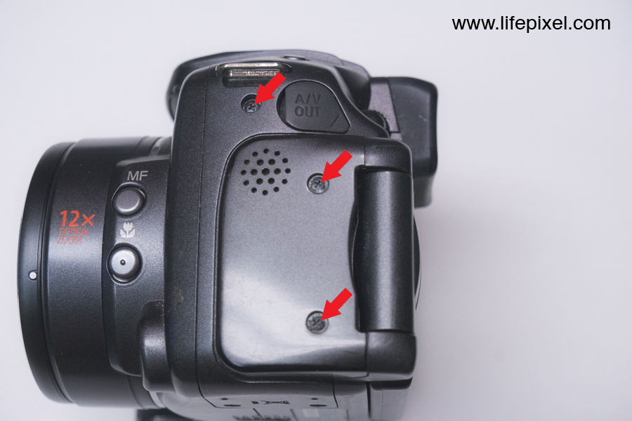 Canon PowerShot S3 IS infrared DIY tutorial step 3