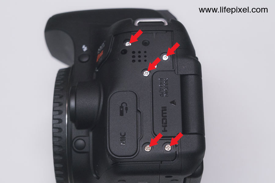 Canon T6i infrared DIY tutorial step 4
