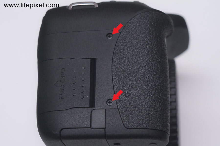 Canon T6i infrared DIY tutorial step 5